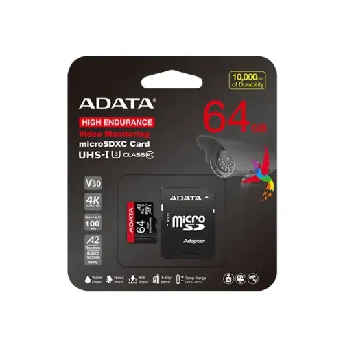 ADATA High-Endurance 64GB UHS-I Class 10 microSDXC Memory Card